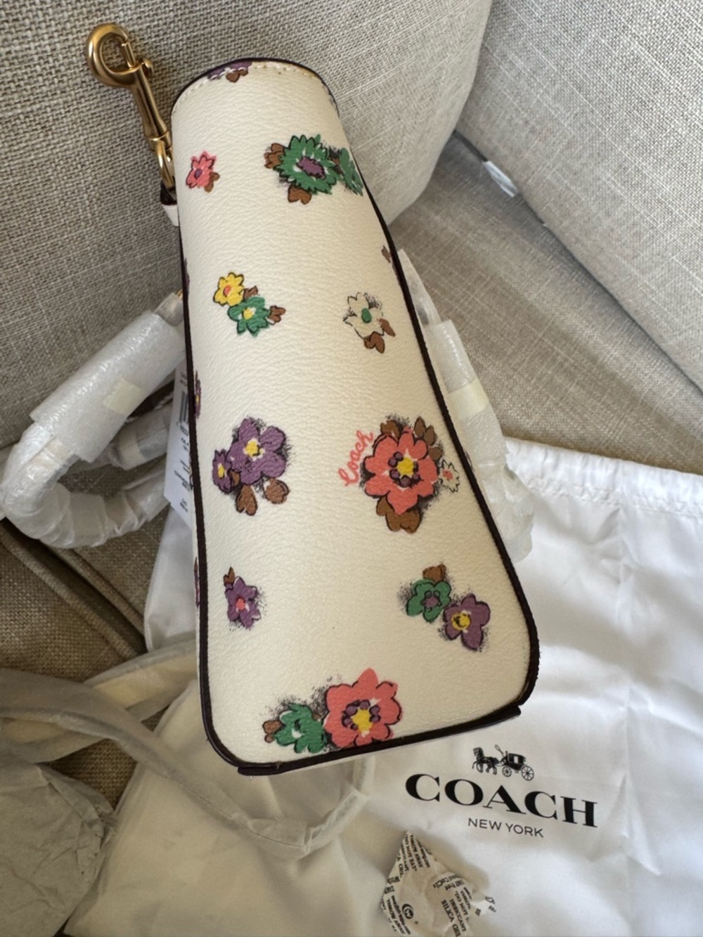 Coach Floral Alice tote bag NWT - Picture 7 of 14